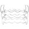 Sorbus 16" Silver Detachable 3-Tier Metal Wine Rack